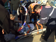   بالصور: إصابة طفيفة لسائق دراجة بحادث طرق ذاتي بمدينة يافا 